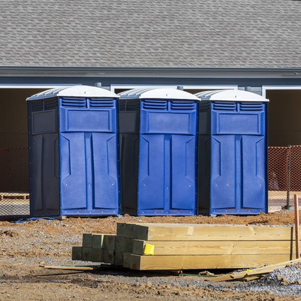 can i customize the exterior of the porta potties with my event logo or branding in Bay View MI